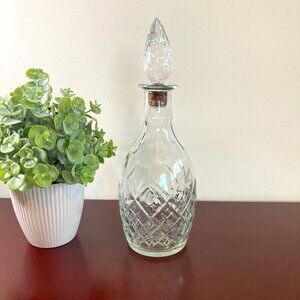 Vintage Wine Decanter Genie Bottle with Stopper Made in London Ontario 1967
